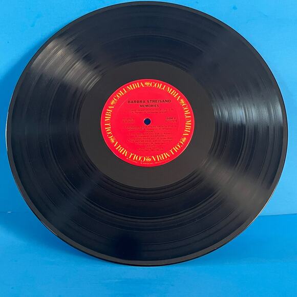 Barbra Streisand Memories Vinyl LP 1981 Columbia Red Label Greatest Hits Record - Picture 5 of 6